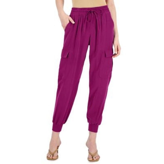 MSRP $80 Inc International Concepts Women Utility Jogger Pants Size Medium