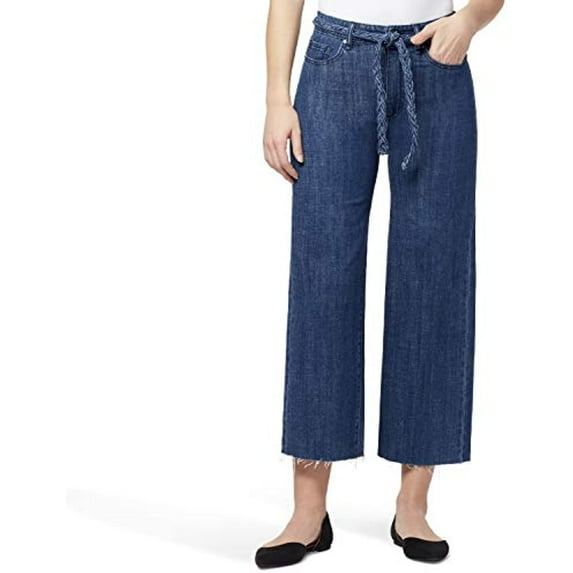 MSRP $80 William Rast Women's Misses High Rise Wide Leg Cropped Jean Size 31