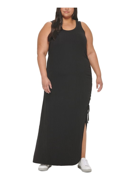 MSRP $90 Calvin Klein Jeans Womens Plus Size Cinched-Side Tank Dress Size 3X