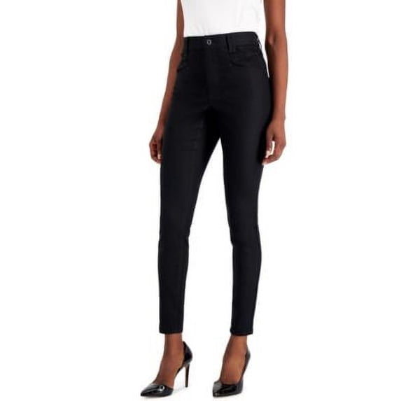 MSRP $90 Inc International Concepts High Rise Skinny Jeans Black Size 0/25
