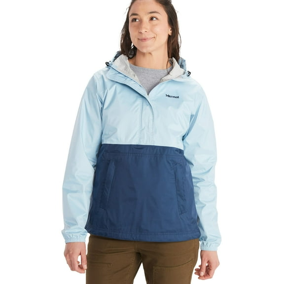 MSRP $90 Marmot Womens Breathable Waterproof 1/4 Zip Jacket Blue Size Small