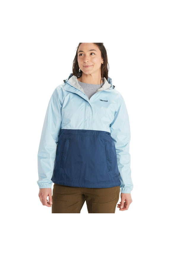 MSRP $90 Marmot Womens Breathable Waterproof 1/4 Zip Jacket Blue Size XS