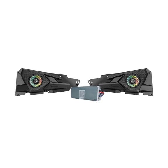 2014+ RZR XP 6.5" 2-Way All Weather Front Speaker Kit with 2-Channel Amplifier - MSRZRKM12