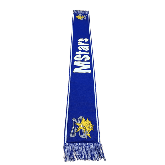 MSTARS Limited Edition Knitted Scarf - Adult Unisex, Striped Pattern, One Size