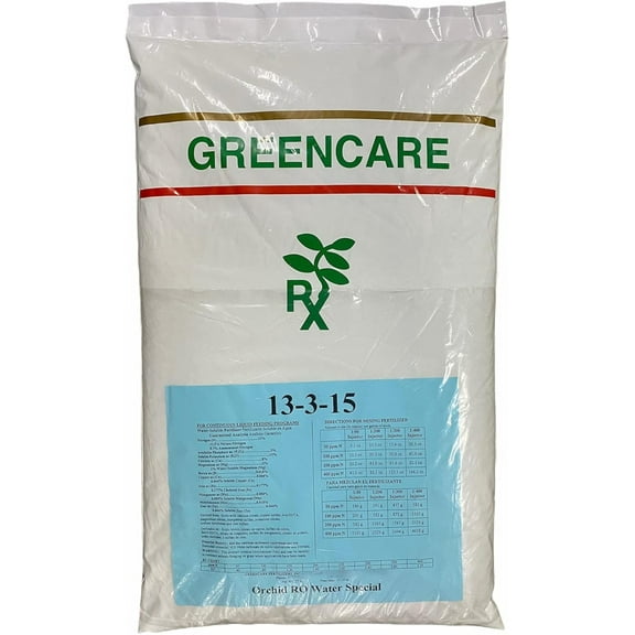 MSU Orchid Fertilizer 13-3-15 Reverse Osmosis, Rain, Tap (City) Water Formula 5 Pounds