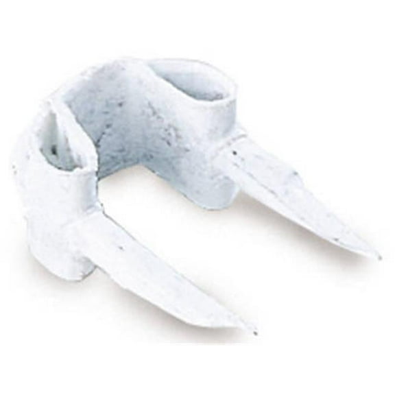 MSW-1540 0.13 in. Insulated Metal Wire Staple - White, 40 Pack