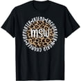 thumbnail image 1 of MSW Appreciation Social Worker Graduation Master's Degree T-Shirt, 1 of 4