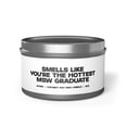 thumbnail image 1 of MSW Graduate Social Worker Graduation Tin Candle Gift Decor Vanilla Coffee, 1 of 4
