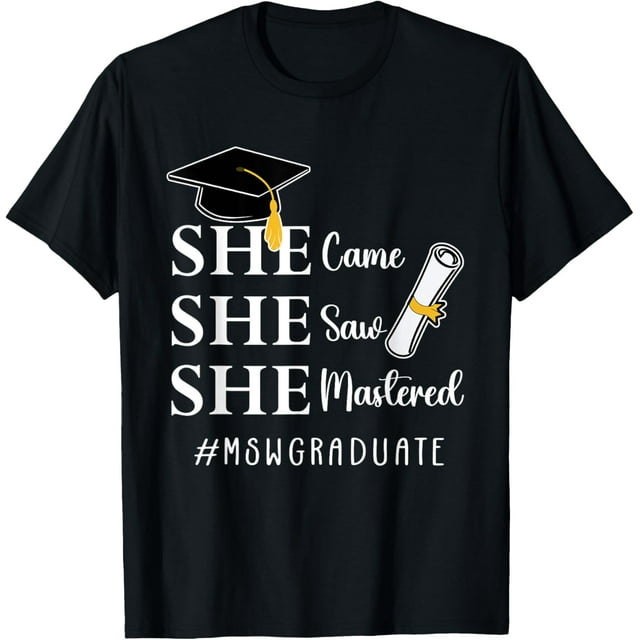 MSW Master’s Degree Master Of Social Work Graduation TShirt