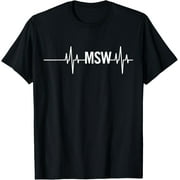 FAHUANGGE MSW Masters Social Worker Gifts Social Work Month T-Shirt
