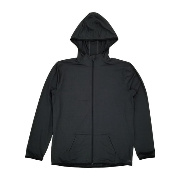 MSX By Michael Strahan Mens Dark Gray Lightweight Zip Hoodie Jacket X-Large