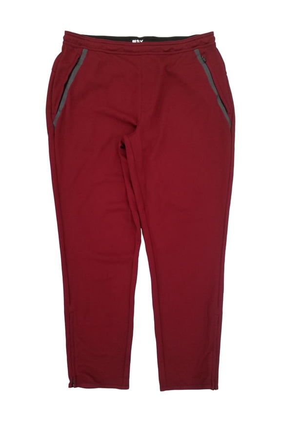 By Michael Strahan Mens Desire Red Ultra Mesh Workout Athletic Pants L