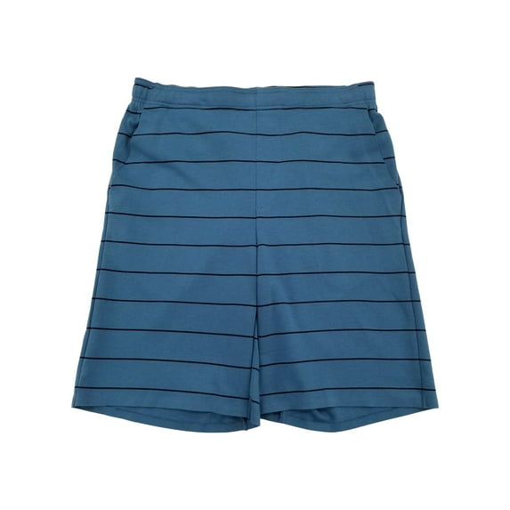 MSX By Michael Strahan Mens Stellar Blue Athletic Workout Double Knit Shorts S