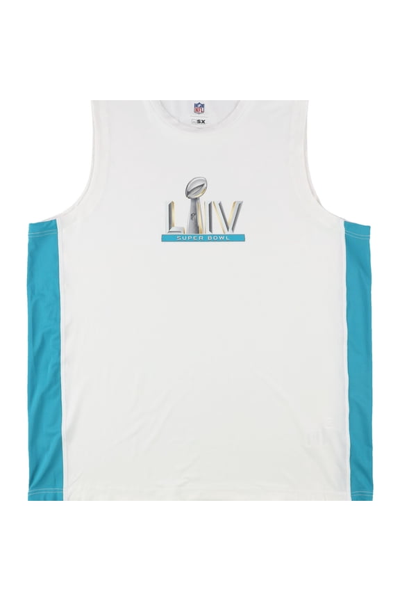 Mens Super Bowl LIV Tank Top, White, Small