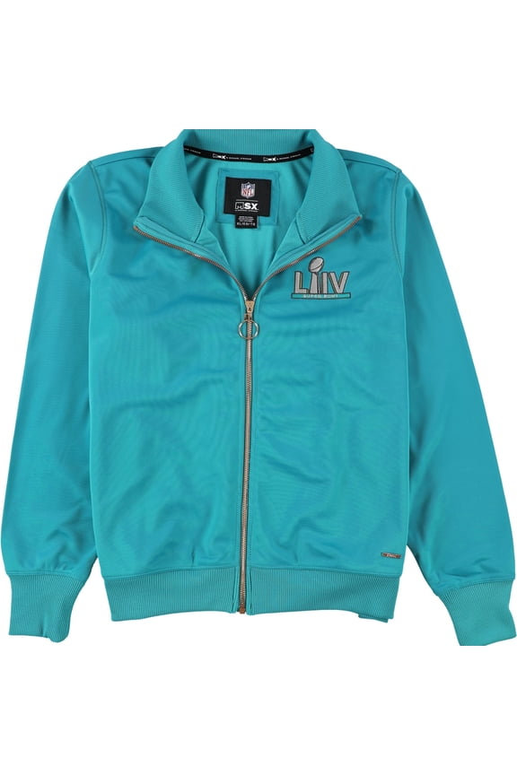 Womens Super Bowl LIV Bomber Jacket, Blue, Large