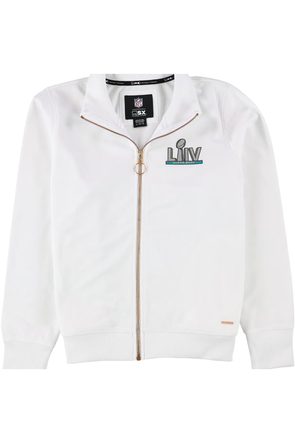 Womens Super Bowl LIV Bomber Jacket, White, X-Large