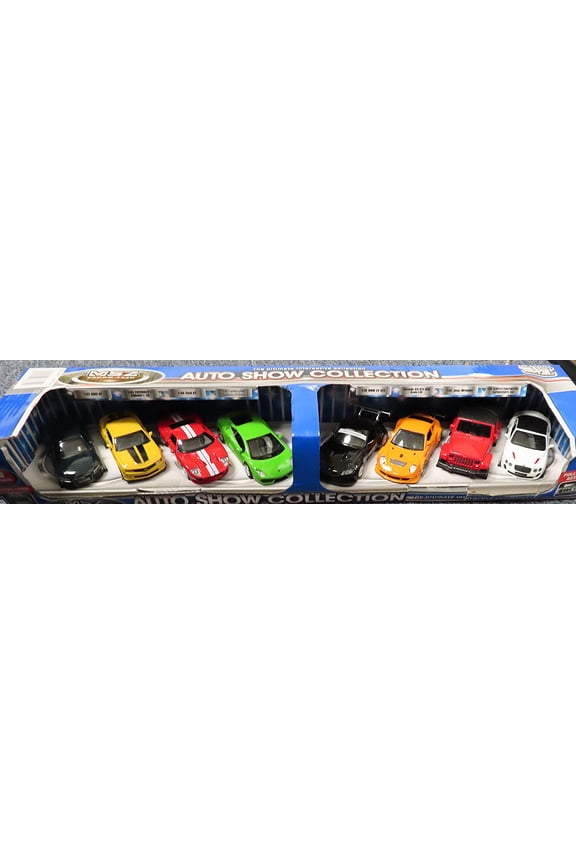 VROOM TECH Auto Show Collection Doors Open 8 in a Pack (Blue Box)