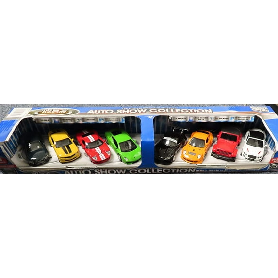 MSZ VROOM TECH Auto Show Collection Doors Open 8 in a Pack (Blue Box)