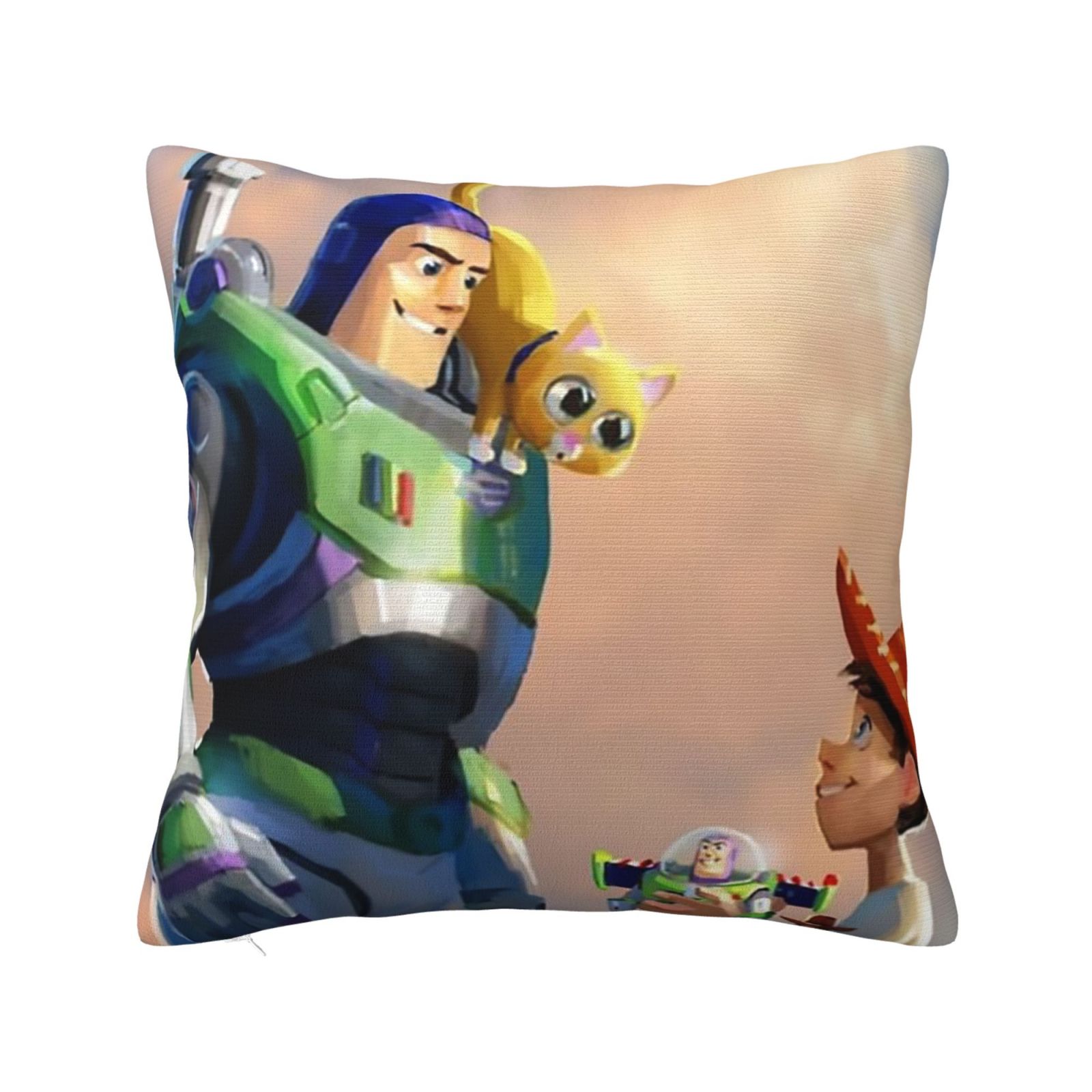 MSZB Buzz Lightyear Throw Pillow Covers 24"X24" Decorative Soft