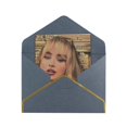 MSZB Funny sabrina Carpenter Greeting Cards, Anniversary Thank You
