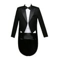thumbnail image 1 of MSemis 4 Piece Men’s Classic Fit Tuxedo Tailcoat Tail Coat Suit, 1 of 4