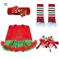 thumbnail image 1 of MSemis Baby Girls Christmas Fancy Costume Tutu Romper Bodysuit Dress Up Outfit Set, 1 of 5
