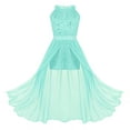 thumbnail image 1 of MSemis Big Girls Floral Lace Rhinestone Chiffon Lyrical Dance Dress, 1 of 6