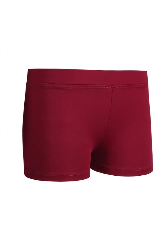 Child Solid Booty Shorts Girls Boy Cut Low Rise Hot Pants