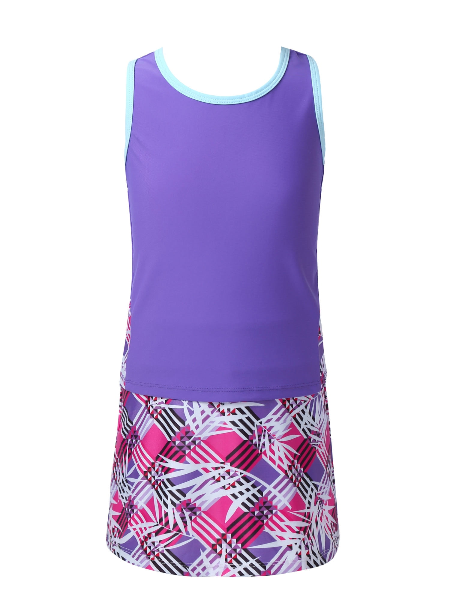 MSemis Children Tennis Tank Tops and Golf Skort Running Workout Set