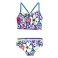 thumbnail image 1 of MSemis Girl's Tropical Palm Printed Tankini Sets Swimwear, 1 of 3