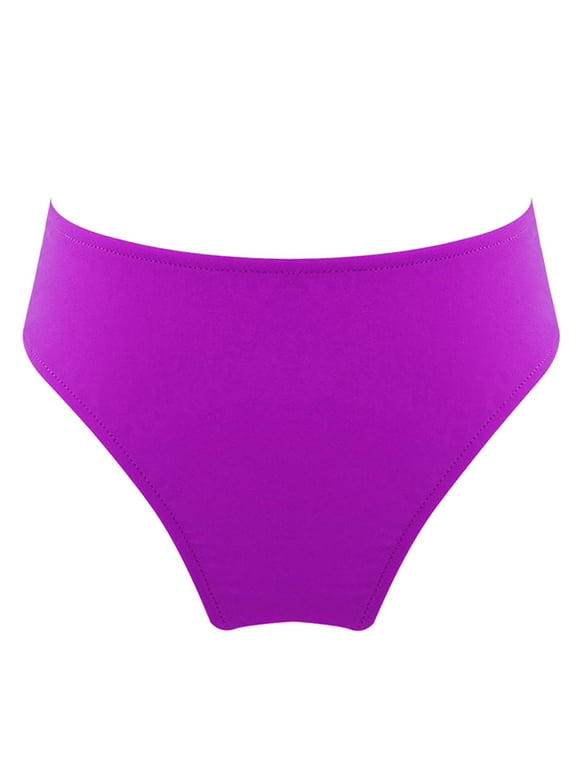 Girls Bikini Bottom Swim Boy Shorts Briefs Elastic Waist Swimwear Beach Purple 6