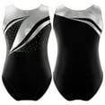 thumbnail image 1 of MSemis Girls Gymnastics Leotard Shiny Metallic Ballet Dance Leotard Athletic Bodysuit, 1 of 4