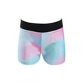 thumbnail image 1 of MSemis Girls Kids Gymnastics Dance Sports Booty Shorts Running Yoga Workout Stretchy Bottoms Tie Dye Blue 6, 1 of 5