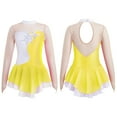 thumbnail image 1 of MSemis Girls Long Sleeve Skirted Keyhole Back Leotards, 1 of 6