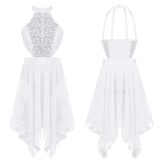 MSemis Girls' Lyrical Latin Modern Ballet Dance Dress