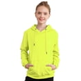 thumbnail image 1 of MSemis Kids Boys Girls Hooded Sweatshirt Long Sleeve Hoodie Drawstring Pullover Tops 3-14 Green 7-8, 1 of 7