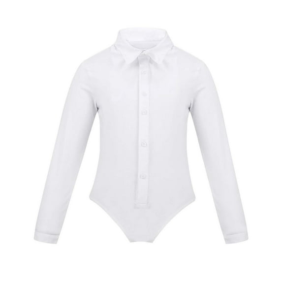 MSemis Kids Boys One Piece Stretch Dance Gymnastics Leotard Bodysuit