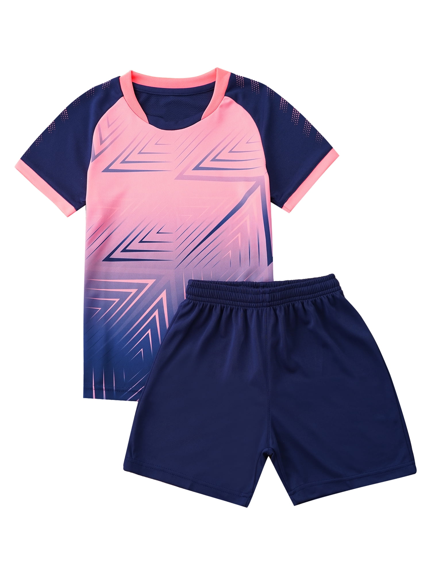 MSemis Kinder Trainingsanzug Set - Sportanzug Jungen Kurzarm + Shorts