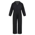 thumbnail image 1 of MSemis Kids Boys Zipper Coverall Jumpsuit Long Sleeve Boiler Suit Black 16, 1 of 7