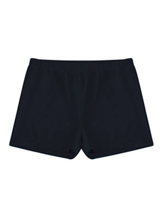 Kids Girls Athletic Boxer Shorts for Swimming Dancing Gymnastics Active Boyshorts Black 12