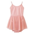 thumbnail image 1 of MSemis Kids Girls Ballet Dance Dress Gymnastics Leotard Tulle Tutu Skirt Dancewear Pink 9-10, 1 of 7