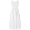 thumbnail image 1 of MSemis Kids Girls Beads Bridesmaid Wedding Party Dress White 14, 1 of 5