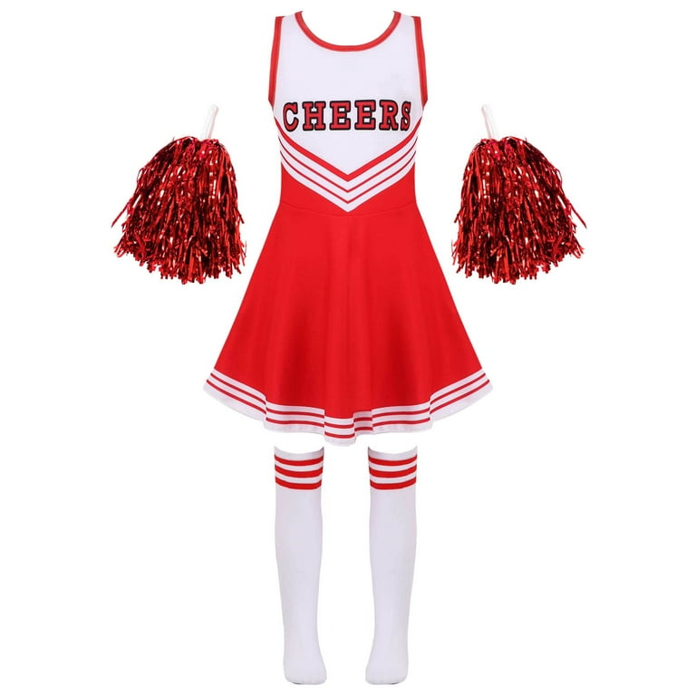 High School Cheerleader red girl High School Cheerleader red girl