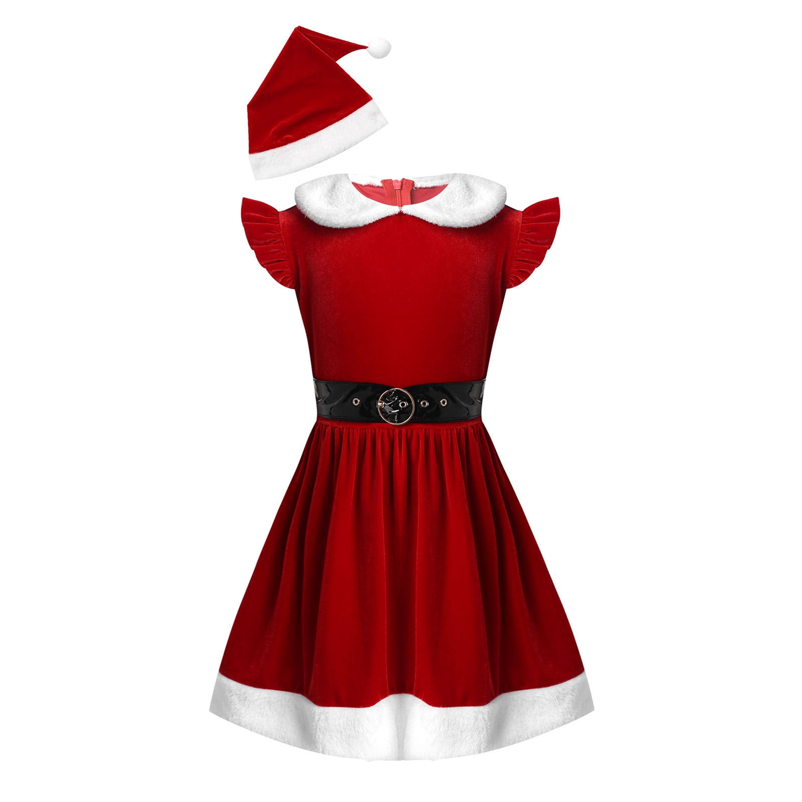 Girls Velvet Noel Dress