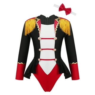 Women's Circus Ringmaster Jacket Vest Costume Lion Tamer Swallow