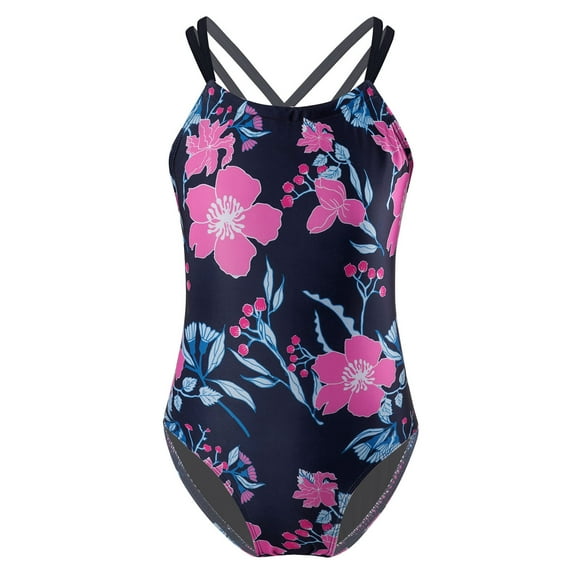 MSemis Kids Girls' Floral Printed One Piece Swimsuits