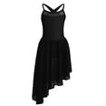 thumbnail image 1 of MSemis Kids Girls Mesh Splice Straps Tutu Dress Ballet Dance Leotard Modern Dancewear, 1 of 5