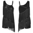 thumbnail image 1 of MSemis Kids Girls Sequined Latin Dance Dress, 1 of 4