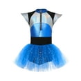 thumbnail image 1 of MSemis Kids Girls Space Alien Astronauts Romper Dress Fancy Dress Up Blue 10, 1 of 7