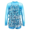 thumbnail image 1 of MSemis Kids Girls Sparkling Sequins Hip-Hop Jazz Ballet Latin Dance Dress Leotard,Size 4-16 Blue 14, 1 of 5